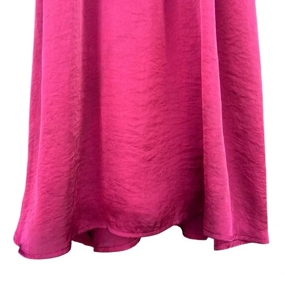 Show Me Your MuMu | Mini Red Cocktail Strappy Satin Dress | M - Picture 7 of 14